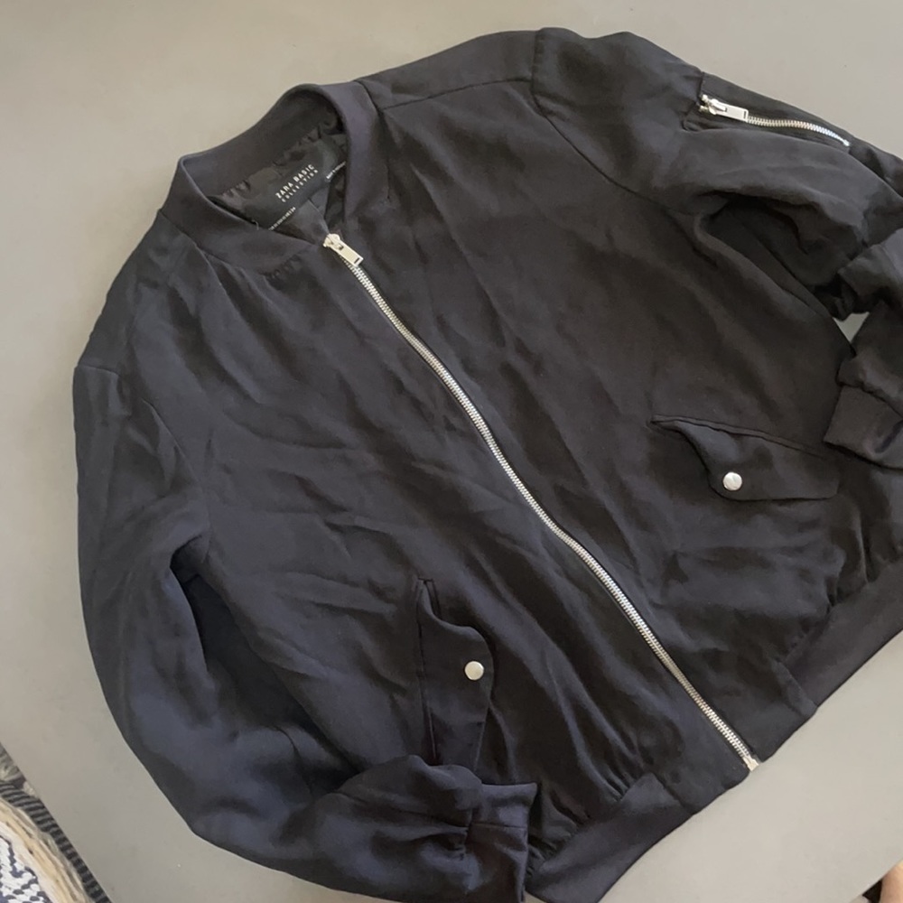Zara Basic Collection Zip Up Jacket - image 3